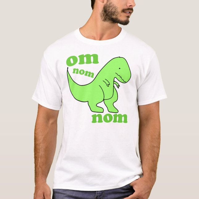CAMISETA O DINOSSAURO DE OM NOM NOM CHOMP (Frente)