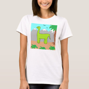 Camiseta O dinossauro feliz