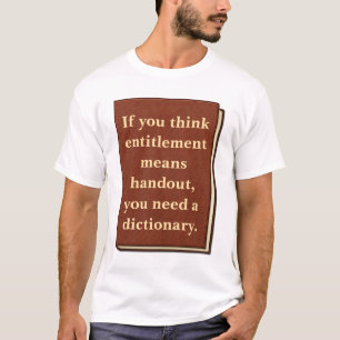 Camiseta O direito não é um folheto