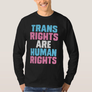 Camiseta O direito transgênero de orgulho de Lgbt é direito
