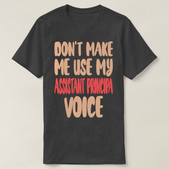 Camiseta O diretor assistente, Funny Present Idea, parece (Frente do Design)