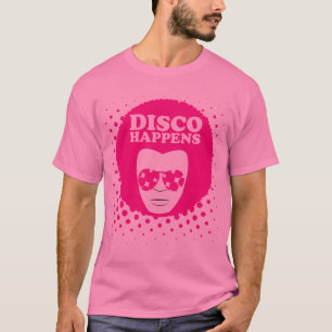 Camiseta O disco dos homens acontece t-shirt