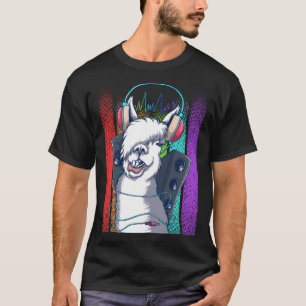 Camiseta O Disco Llama É O Meu Animal Espirituoso