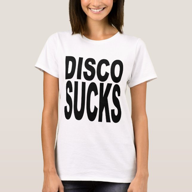 Camiseta O disco suga (Frente)