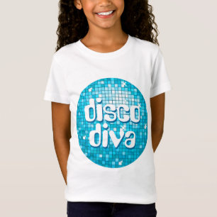 Camiseta O disco telha do "as meninas azuis da diva disco"