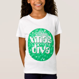 Camiseta O disco telha o jade do "meninas da diva xmas"