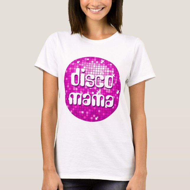 Camiseta O disco telha o rosa do "mama" Hane disco Nano (Frente)