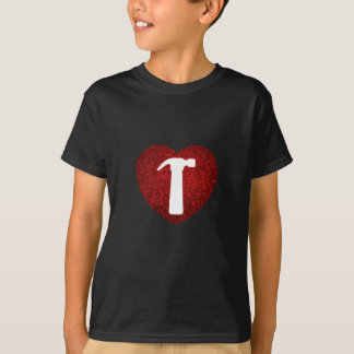Camiseta O disjuntor do coração brilhou o t-shirt