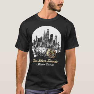 Camiseta O Distrito da Missão Torpedo Prateado São Francisc