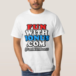 Camiseta O divertimento com bônus - @FunWithBonus - um