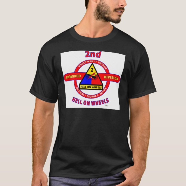 Camiseta ò DIVISÃO BLINDADA "INFERNO Nas RODAS " (Frente)