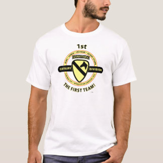 Camiseta ø DIVISÃO da CAVALARIA "A PRIMEIRA EQUIPE "