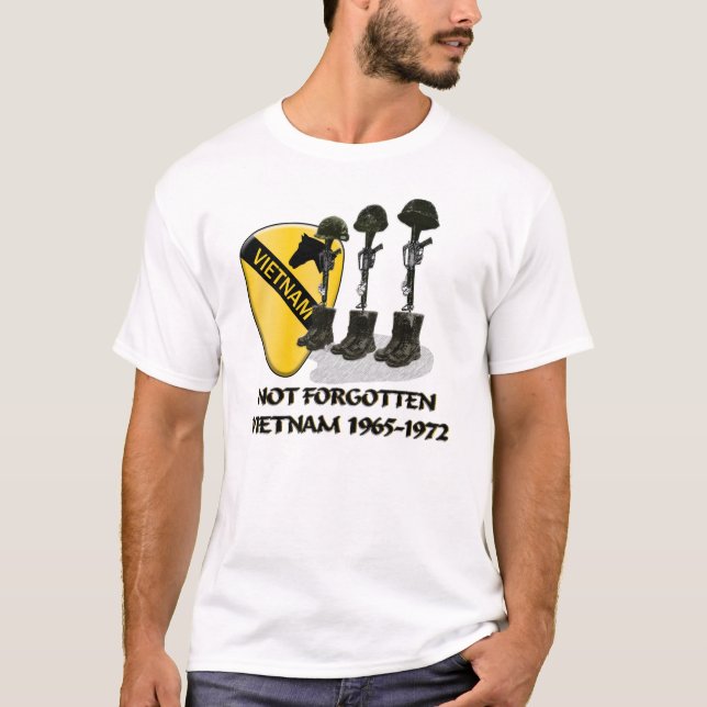 Camiseta ø DIVISÃO da CAVALARIA, GUERRA DO VIETNAME (Frente)