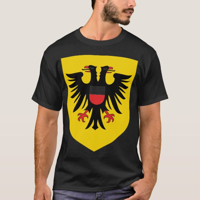Camiseta O dobro dirigiu Eagle (Frente)