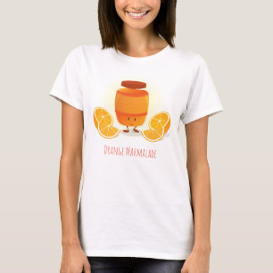 Camiseta O doce de fruta de sorriso bloqueia o t-shirt das