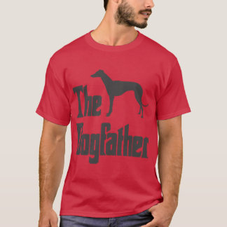 Camiseta O Dogfather Greyhound Cão3