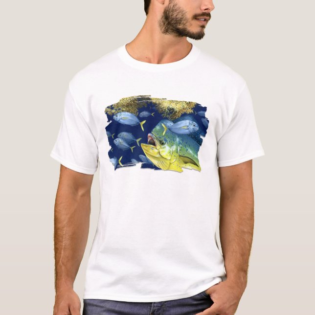 Camiseta O doirado (mahi do mahi) que persegue levanta o (Frente)