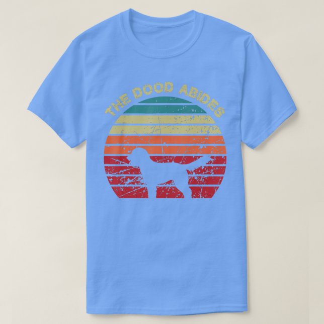 Camiseta O Dood Abole Labradoodle Goldendoodle Vintage (Frente do Design)