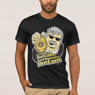Camiseta O Dotcom do nome, DotCom de Marceaux da manjericã
