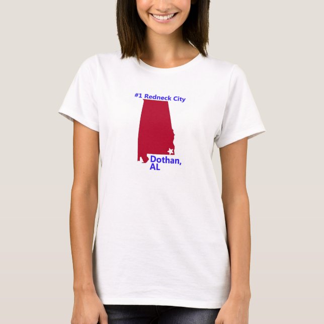 Camiseta O Dothan das mulheres, cidade do campónio #1 na (Frente)