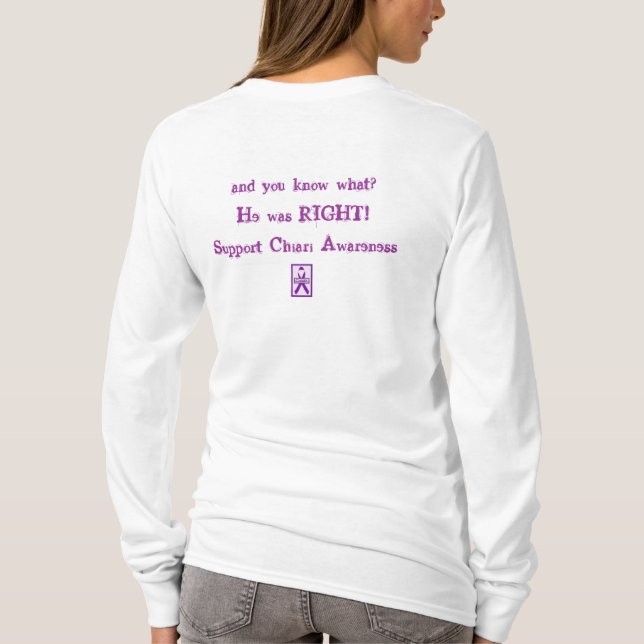 Camiseta O doutor disse que estava todo no meu principal… (Verso)