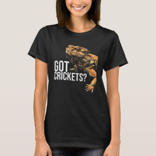 Camiseta O Dragão Arbordado Tem Crickets Lizard Reptile Her