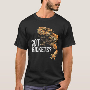 Camiseta O Dragão Arbordado Tem Crickets Lizard Reptile Her