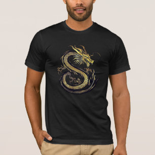 Camiseta O Dragão Dourado – Sussurro do Fogo Antigo
