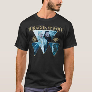Camiseta O Dragão e o Wolf Daenerys e Jon Graphic