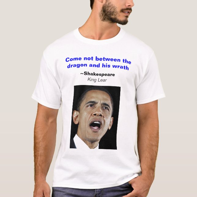 Camiseta O dragão e seu wrath (Frente)