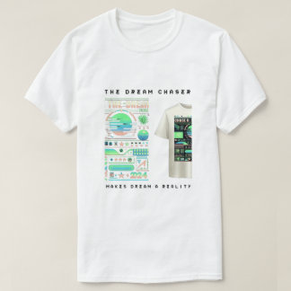 Camiseta "O Dream Chaser" Design Abstrato Vibrante