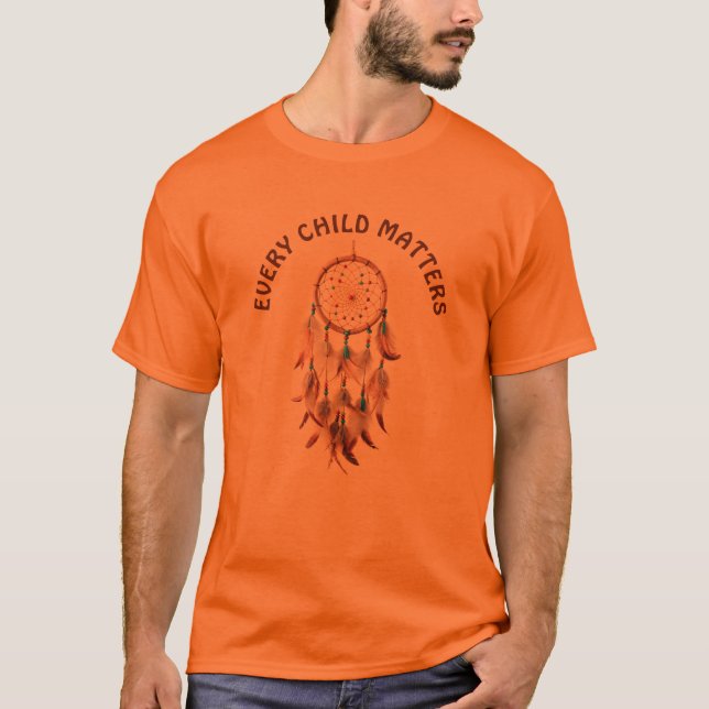 Camiseta O Dreamcatcher Cada Criança Importa (Frente)