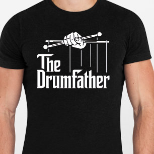 Camiseta O Drumdad - Tshirt engraçada do Drummer
