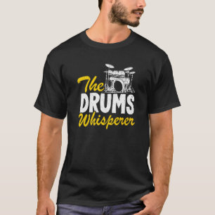 Camiseta O Drummer Do Percussionista Do Suspiro Vintage