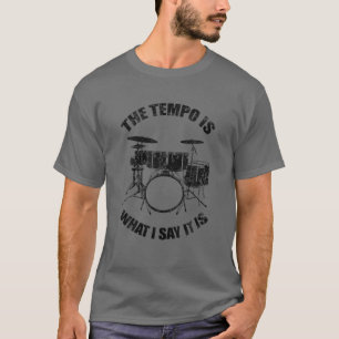 Camiseta O Drummer Legal É O Que Quer Que Eu Sa