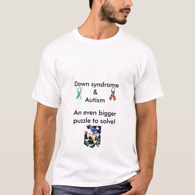 Camiseta O DS & o T mais grande duplo do quebra-cabeça do (Frente)