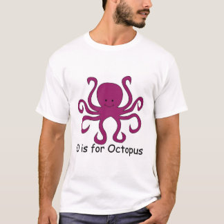 Camiseta O é para o polvo