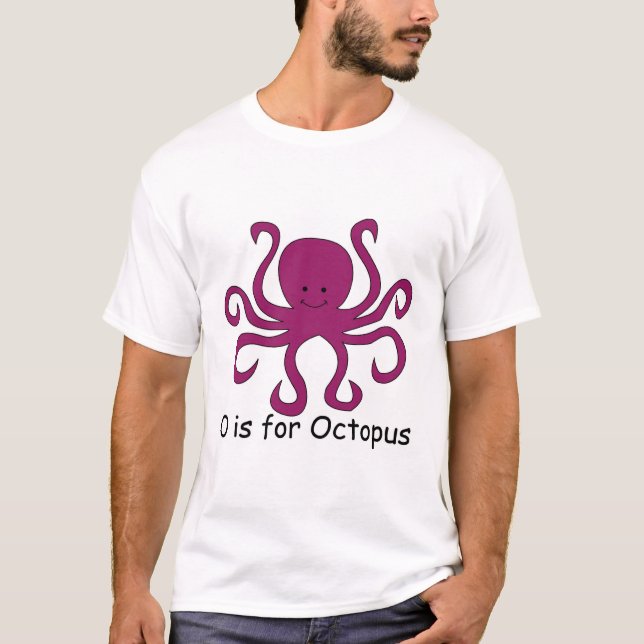 Camiseta O é para o polvo (Frente)