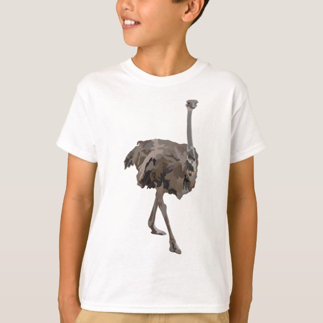Camiseta O é para Ostrich (Frente)