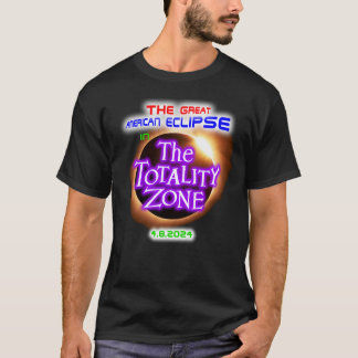 Camiseta O Eclipse Excelente Americano da Camisa-T de 2024