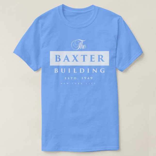 Camiseta O edifício Baxter (Frente do Design)