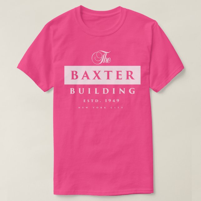 Camiseta O edifício Baxter (Frente do Design)