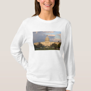 Camiseta O edifício do Capitólio dos Estados Unidos em