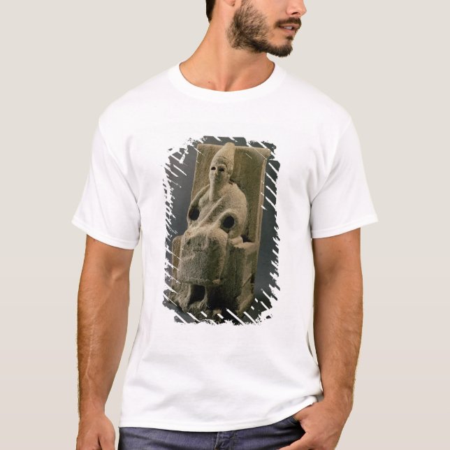 Camiseta O EL do deus, de Ugarit, século XIII BC (limeston (Frente)