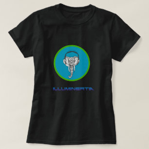 Camiseta O elefante bate o t-shirt