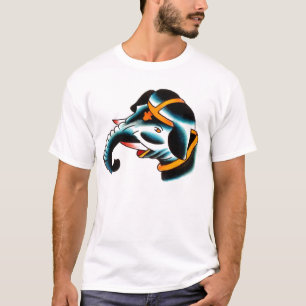 Camiseta O elefante Percy molha a pintura por delicado