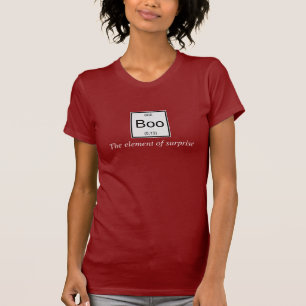Camiseta O elemento de mesa periódica de surpresa é vaia,