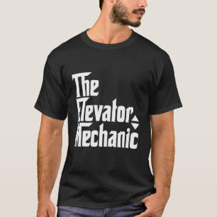 Camiseta O Elevator Mechanic Technician Roupa