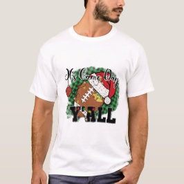 Camiseta O Elf de Futebol do Dia do Jogo 'Y'All', batizado
