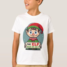 Camiseta O ELF me obrigou a fazê-lo